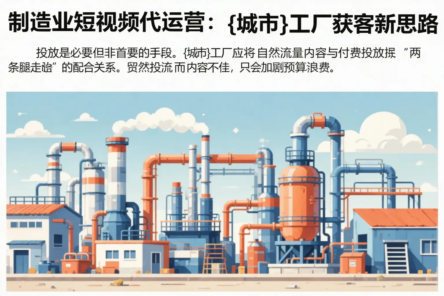制造业短视频代运营：阿拉善工厂获客新思路