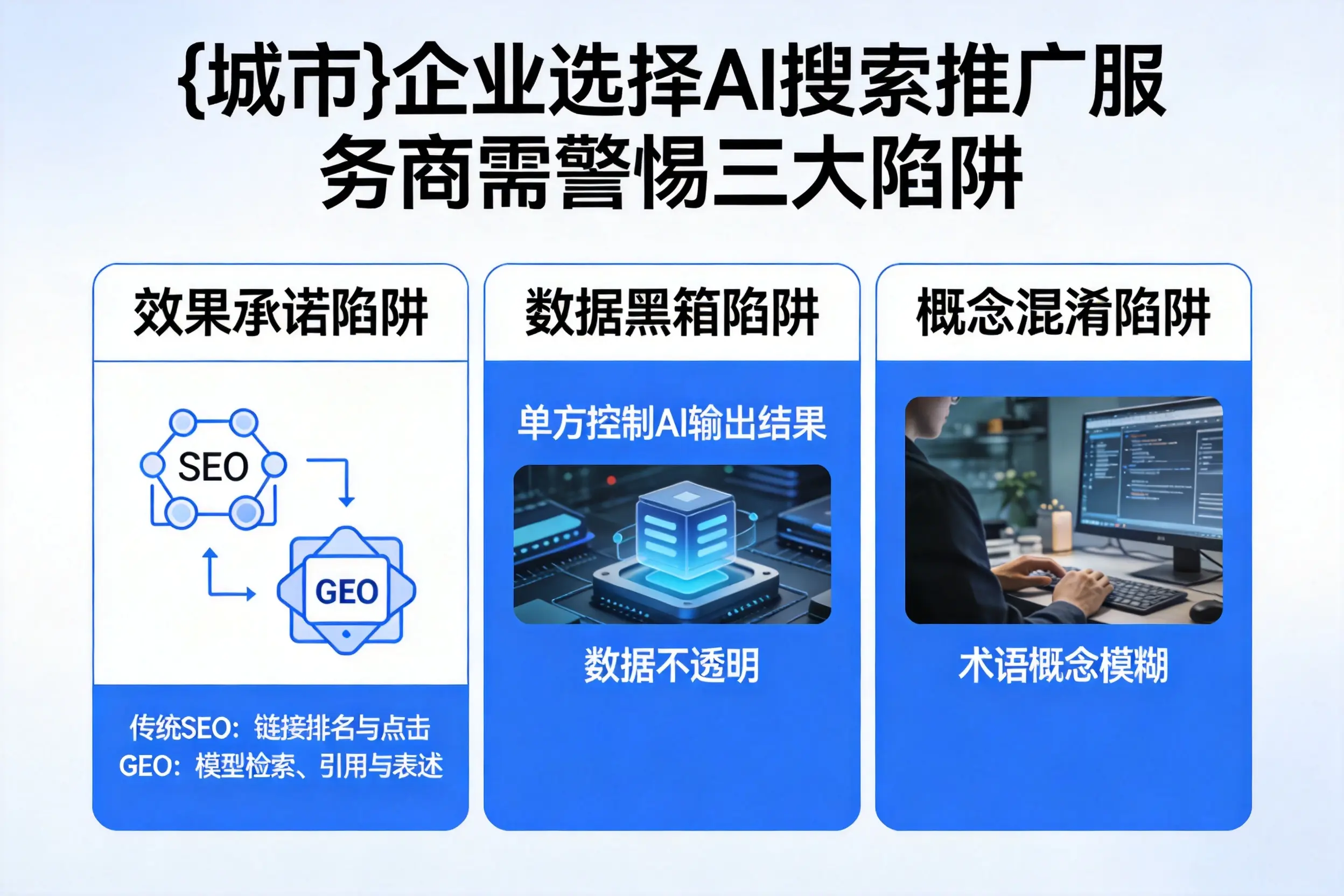 阿拉善企业选择AI搜索推广服务商需警惕三大陷阱