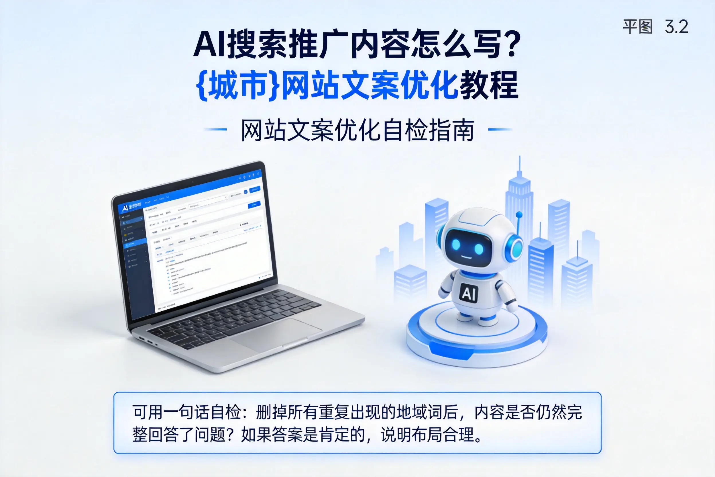 AI搜索推广内容怎么写？阿拉善网站文案优化教程