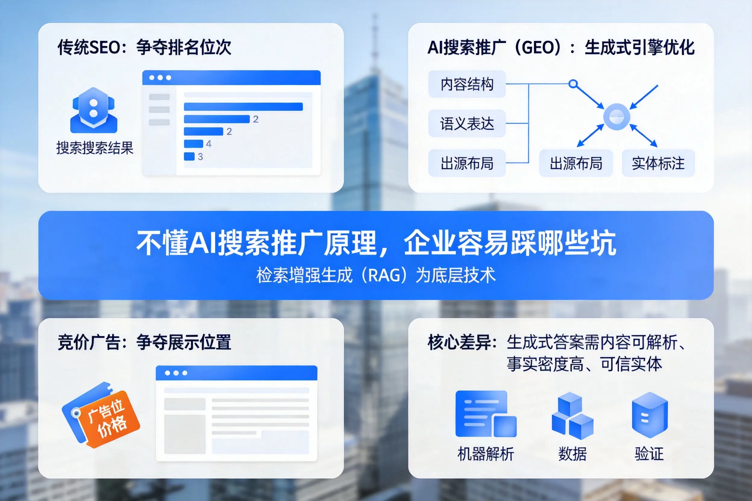 不懂AI搜索推广原理，阿拉善企业容易踩哪些坑