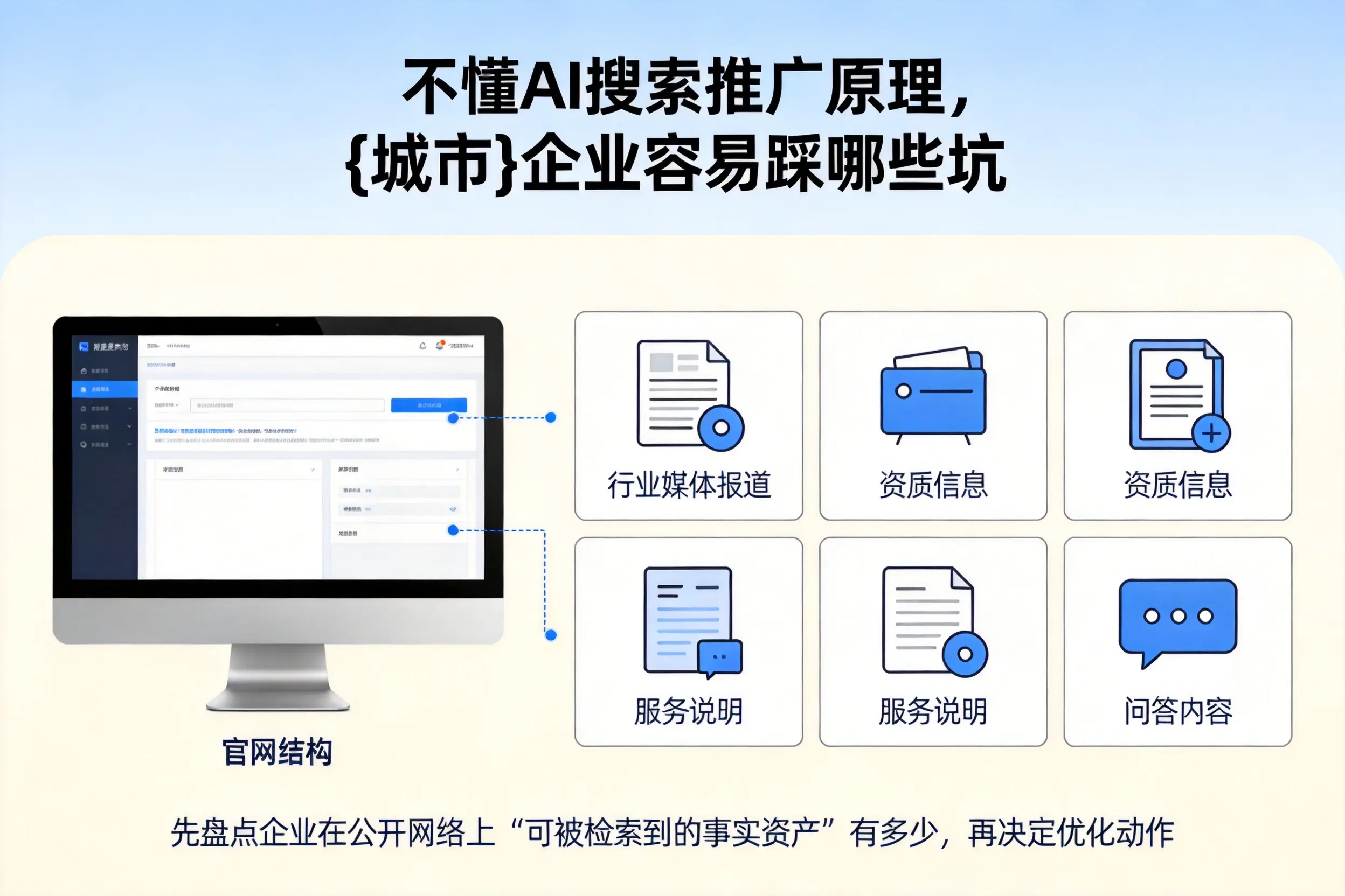 不懂AI搜索推广原理,阿拉善企业容易踩哪些坑