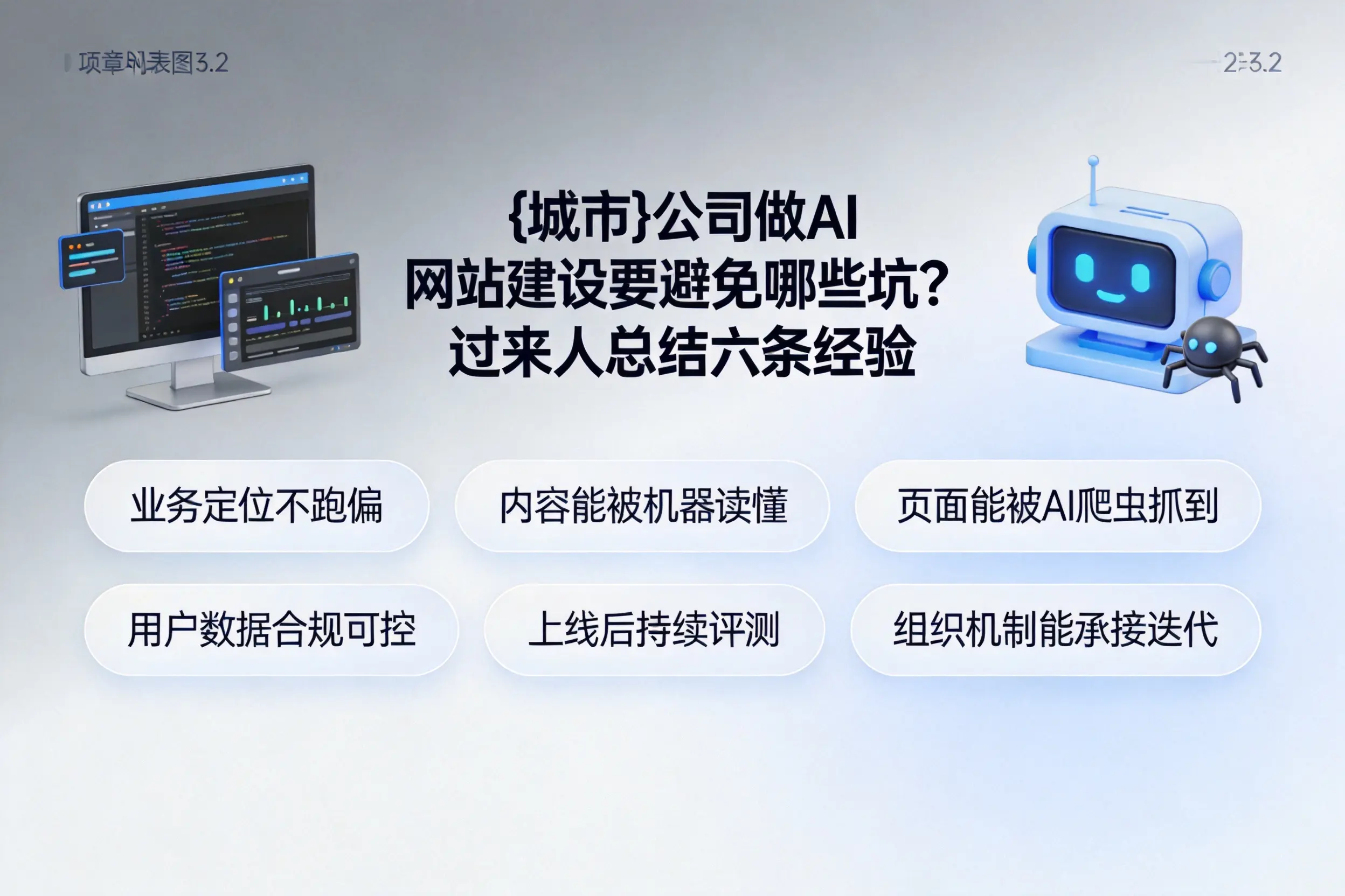 阿拉善公司做AI网站建设要避免哪些坑？过来人总结六条经验