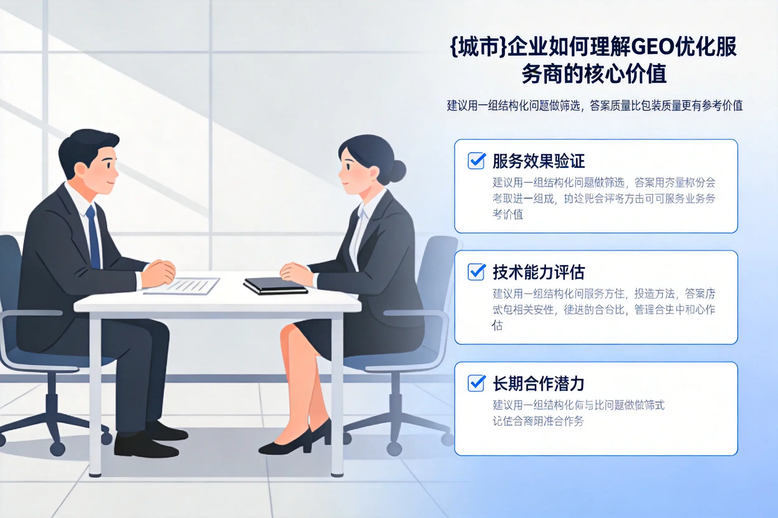阿拉善企业如何理解GEO优化服务商的核心价值