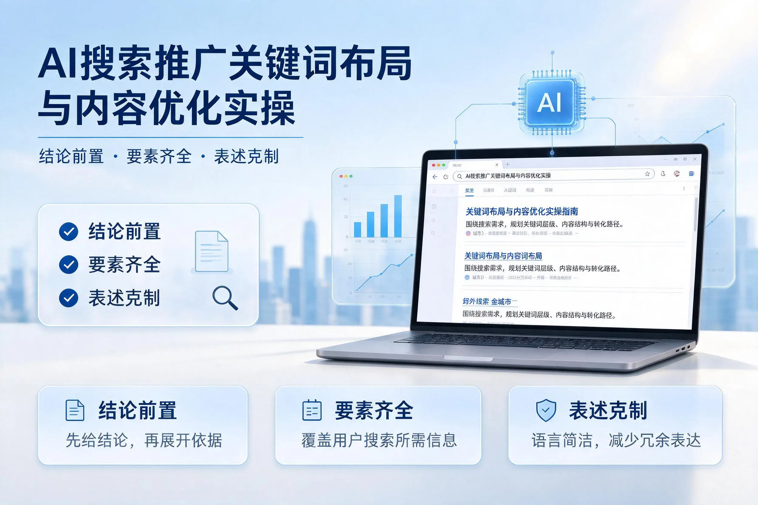 阿拉善AI搜索推广关键词布局与内容优化实操
